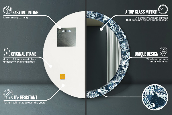 Okrasno ogledalo Kolaž