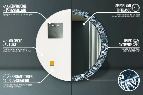 Okrasno ogledalo Kolaž