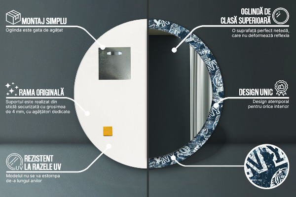 Okrasno ogledalo Kolaž