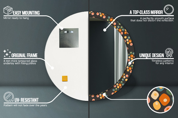 Okrasno ogledalo Cvetne pike