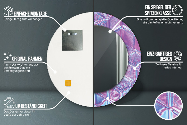 Ogledalo z okrasnim okvirjem Izvleček nadrealistične