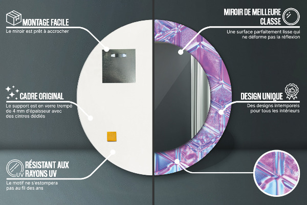 Ogledalo z okrasnim okvirjem Izvleček nadrealistične