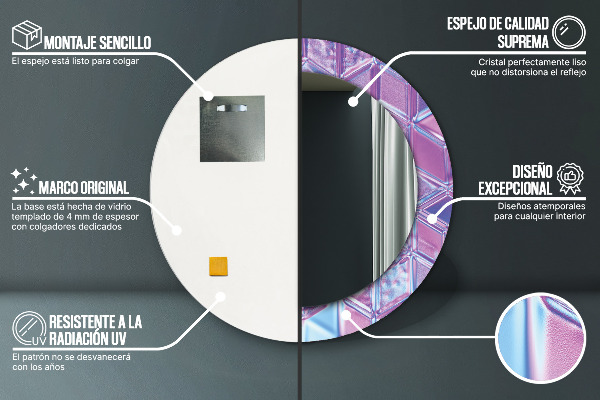 Ogledalo z okrasnim okvirjem Izvleček nadrealistične