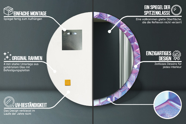 Ogledalo z okrasnim okvirjem Izvleček nadrealistične
