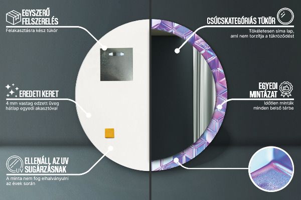 Ogledalo z okrasnim okvirjem Izvleček nadrealistične