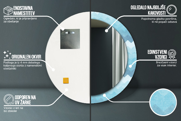 Okrasno ogledalo Vzorec čevljarja
