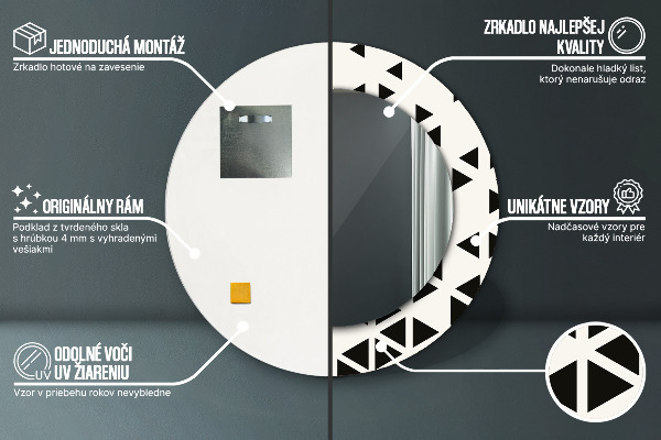 Tiskano ogledalo Abstraktni geometrijski