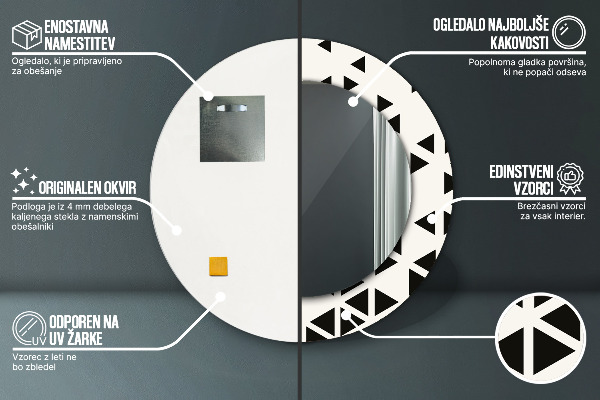 Tiskano ogledalo Abstraktni geometrijski