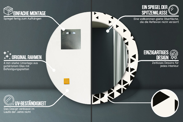 Tiskano ogledalo Abstraktni geometrijski