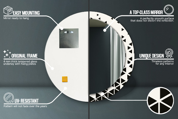 Tiskano ogledalo Abstraktni geometrijski