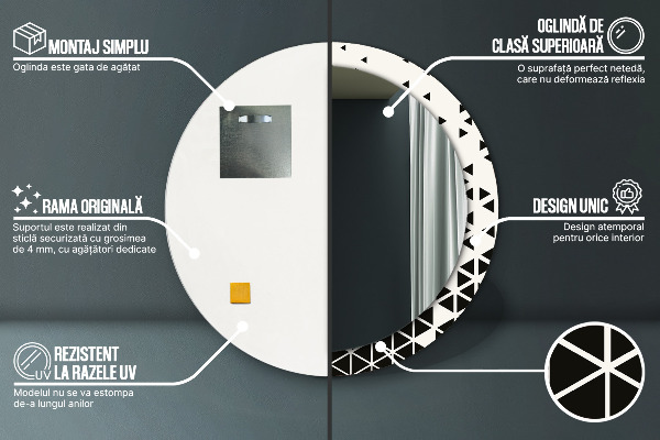 Tiskano ogledalo Abstraktni geometrijski