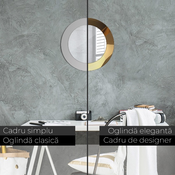 Tiskano ogledalo Zlata abstrakcija