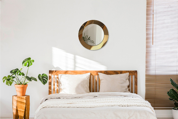 Tiskano ogledalo Zlata abstrakcija