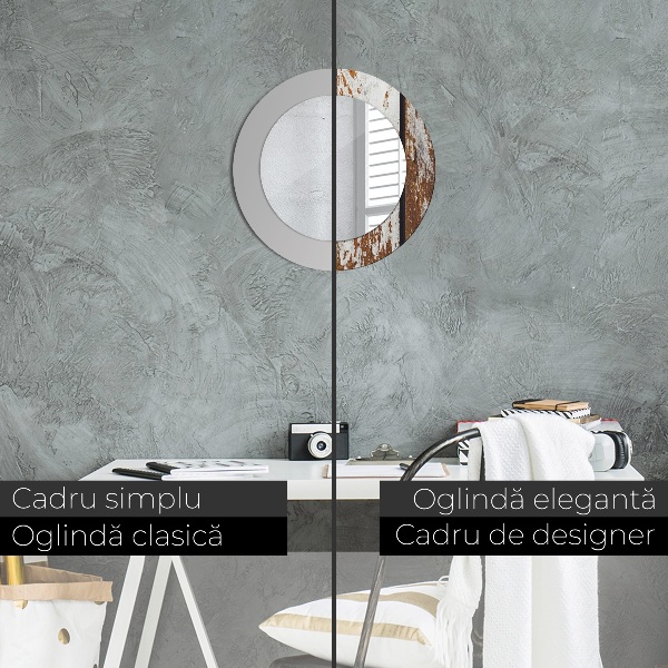 Dekorativno ogledalo Vintage temni les