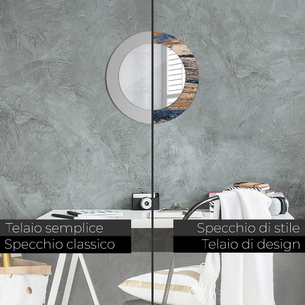 Dekorativno ogledalo Abstraktni les