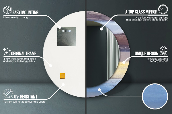 Dekorativno ogledalo Abstraktna slika