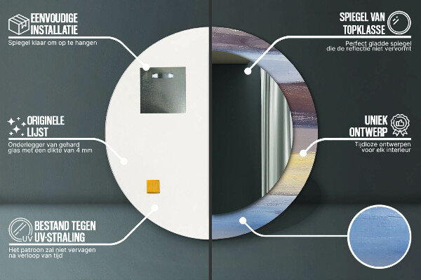 Dekorativno ogledalo Abstraktna slika