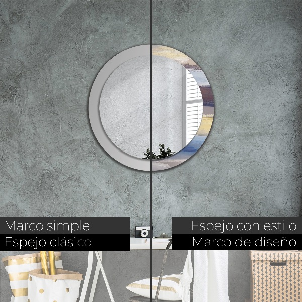 Dekorativno ogledalo Abstraktna slika