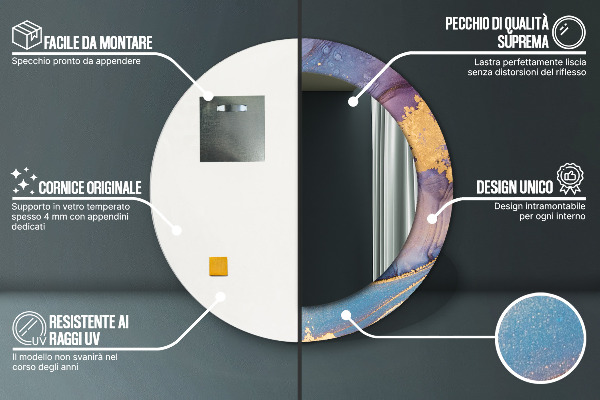 Tiskano ogledalo Marmorni kamen