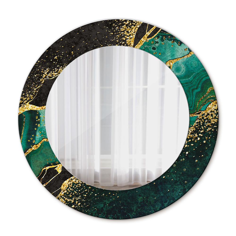 Tiskano ogledalo Marmorna zelena
