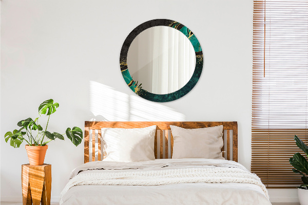 Tiskano ogledalo Marmorna zelena