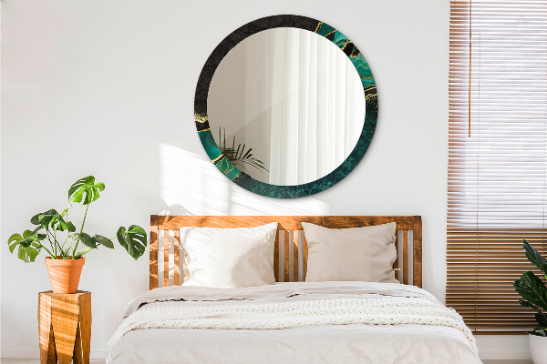 Tiskano ogledalo Marmorna zelena