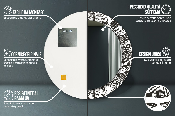 Tiskano ogledalo Abstraktna tekočina