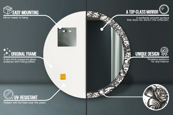 Tiskano ogledalo Abstraktna tekočina