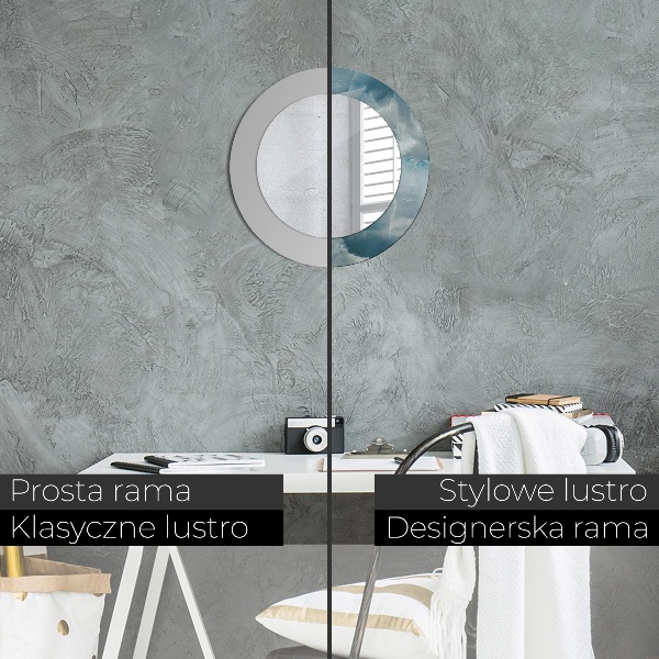 Dekorativno ogledalo Modri oniks marmor