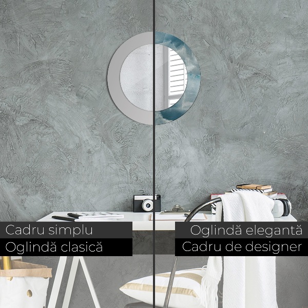 Dekorativno ogledalo Modri oniks marmor