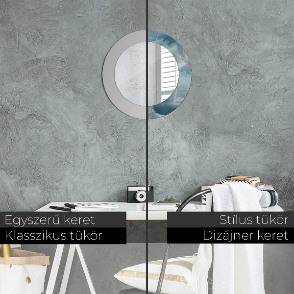 Dekorativno ogledalo Modri oniks marmor