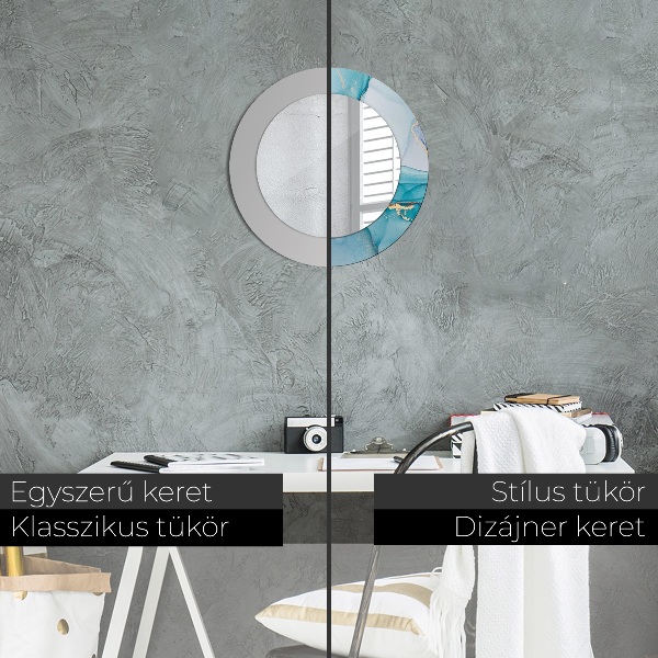 Dekorativno ogledalo Abstraktna tekočina