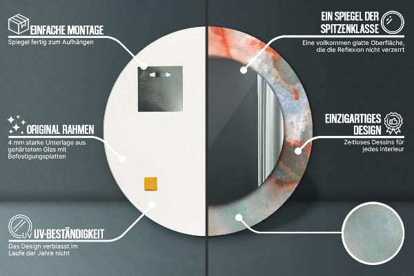 Okrasno ogledalo Onix Marmors