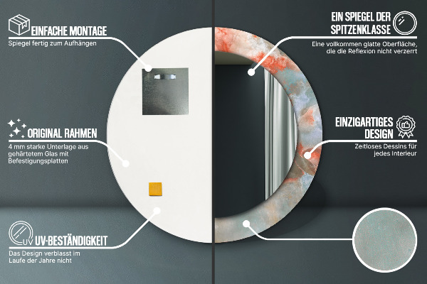 Okrasno ogledalo Onix Marmors