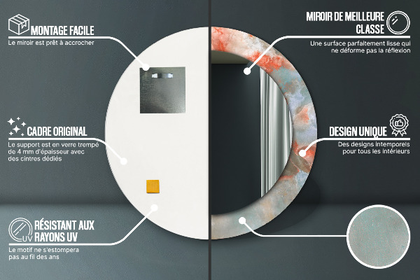 Okrasno ogledalo Onix Marmors