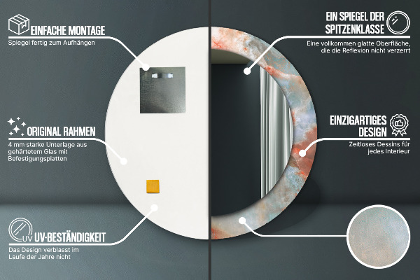 Okrasno ogledalo Onix Marmors