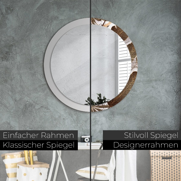 Tiskano ogledalo Palm listi