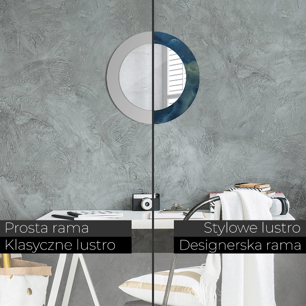 Dekorativno ogledalo Marmorni oniks