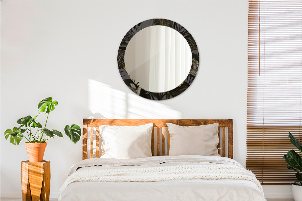 Ogledalo z okrasnim okvirjem Cvetje hibiskusa