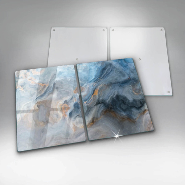 Zaščitna plošča za štedilnik Tekstura marmorja