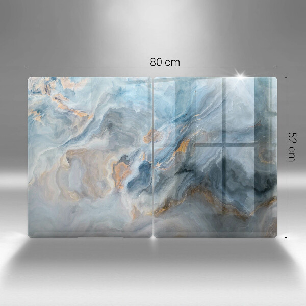 Zaščitna plošča za štedilnik Tekstura marmorja