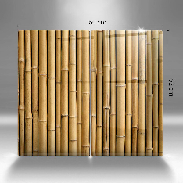 Zaščitna plošča za štedilnik Naravni boho bambus