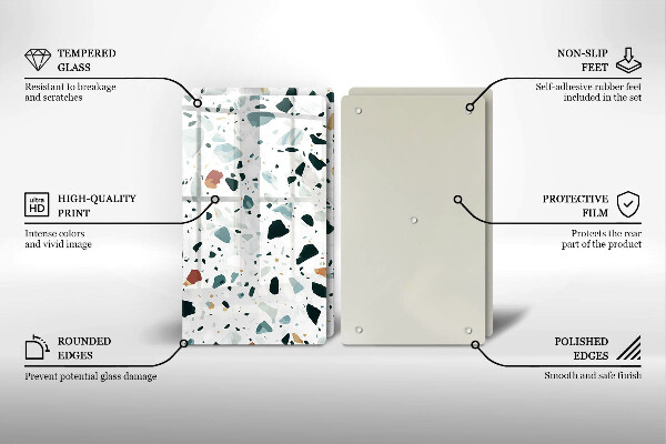 Zaščitna plošča za štedilnik Lahka kamenina