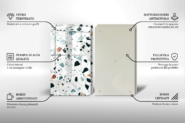 Zaščitna plošča za štedilnik Lahka kamenina