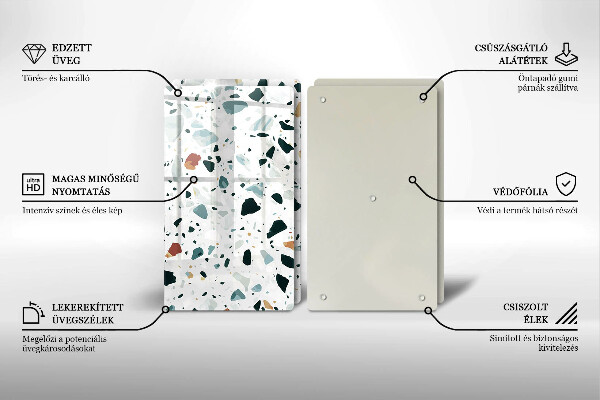 Zaščitna plošča za štedilnik Lahka kamenina