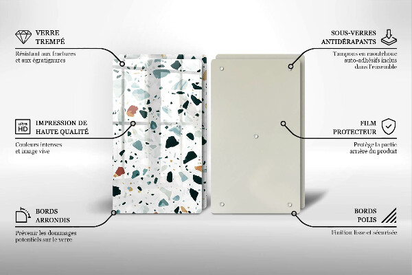 Zaščitna plošča za štedilnik Lahka kamenina