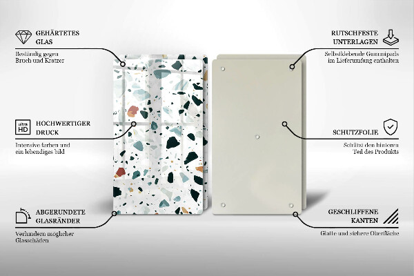 Zaščitna plošča za štedilnik Lahka kamenina