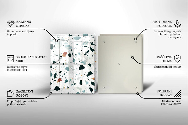 Zaščitna plošča za štedilnik Lahka kamenina