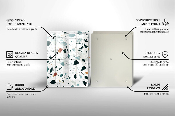 Zaščitna plošča za štedilnik Lahka kamenina