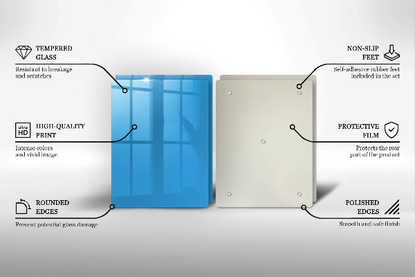 Zaščitna plošča za štedilnik Modra barva